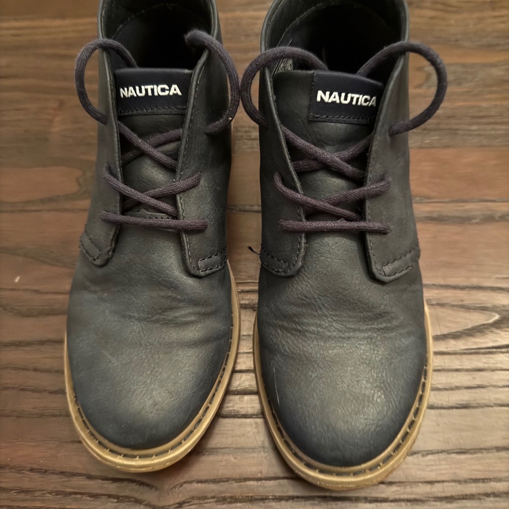 Nautica Kids' Navy Chukka Boots